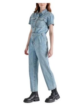 Steve Madden Denim Jumpsuit NWT XL | Medium Wash Utility One-Piece